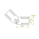 LGSUCH150 Łącznik przegubowy 2,0 mm
