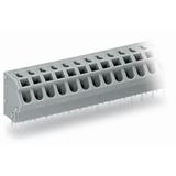 listwa zaciskowa do pł. drukowanych 8-bieg. szara raster 5/5,08 mm