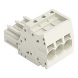 MCS-MAXI wtyk 3-bieg. jasnoszary raster 7,62 mm /48szt./ WAGO