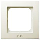 AS Ramka pojedyncza do łączników IP-44 - kolor ecru