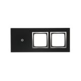 Simon 54 Touch Panel dotykowy S54 Touch 3 moduły 1 pole dotykowe+2 otwory na osprzęty S54 księżycowa