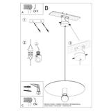 Sollux Lampa wisząca FLAVIO biała SL.0852