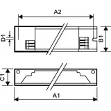 HF-S 118/136 TL-D II 220-240V 50/60Hz Statecznik elektroniczny