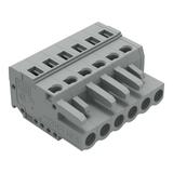 MCS-MIDI Classic gniazdo 6-bieg. szare raster 5 mm /50szt./ WAGO