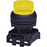 EGPI-Y - Napęd z guzikiem wystającym podświetlanym - Żółty