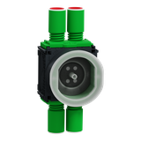 Multifix, puszka 1M, 44 mm, 4 elastyczne wejścia + zatyczka