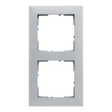 Suno Ramka Podwójna 2-Krotna Aluminium 721512 LEGRAND