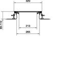 tehalit.BK Kanał współpoziomy boczna folia ochronna BKFD 300x(65-110)mm stal BKFD300065 HAGER
