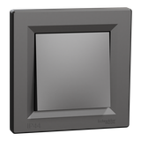 Asfora, łącznik 1-biegunowy, IP44, antracyt