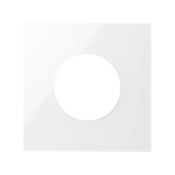 Simon 100 Pokrywa gniazda europejsko-amerykańskiego biały