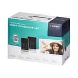 Zestaw wideodomofonowy, bezsłuchawkowy, monitor 10 LCD, menu OSD, WI-FI + APP na telefon, z gniazde OR-VID-MO-1076/W/S ORNO