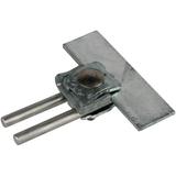 Zacisk krawędziowy podwójny 0,7-8 mm, St/tZn