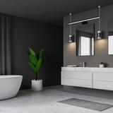 Milagro kinkiet łazienkowy nad lustro LED Shine 15W 1050lm 4000K czarny ML6336