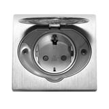 Hermetyczne gniazdo elektryczne IP44 stal nierdzewna wersja Schuko OR-AE-1397(GS) ORNO