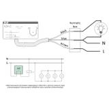 AUTOMAT ZMIERZCHOWY I=10A, OBUDOWA HERMETYCZNA, PRZEWÓD PRZYŁĄCZENIOWY 0,5M