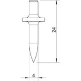 903/RB, KOŁEK OBO L18MM