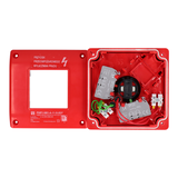 Ręczny przycisk ppoż wyłącznika prądu PWP 2Z 2LED zielony/czerwony 230V CNBOP SPAMEL