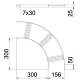 SLB 90 42 150 A2 Łuk 90°