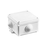 N90x90 ,  Puszka naścienna dławnicowana 93 x 93 x 55 mm, biały