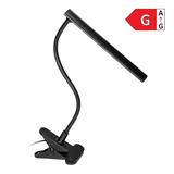 TERI LED lampka biurkowa z klipsem 5W 260lm 4000K czarna
