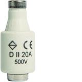 Wkładka bezpiecznikowa DII/E27 wyk.szybkie F (Bi-Wts) 20A 500VAC LE27F20 HAGER