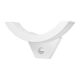 SPINEL LED 10W, oprawa ogrodowa z czujnikiem ruchu 140st, 800lm, IP54, 4000K, IK10, biała AD-OP-6119WLPMR4 ORNO