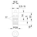 V-TEC/L, DŁAWIKI Z DŁUGIM GWINT.PG9 MS
