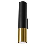 Sollux Kinkiet LOOPEZ czarny/złoty SL.0950