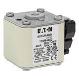 FUSE 400A 690V 1BKN/50 AR UC Wkładka szybka 400A AC 690V rozmiar 1 53x69x51 mm aR IEC UL, 170M4462 E