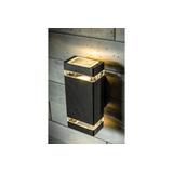 OPRAWA ŚCIENNA DWUKIERUNKOWA NESSA, GU10, MAX. 50W, IP54, AC220-240V, 50/60HZ, CZARNA