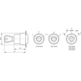 3-POŁ NAPĘD POKR KLUCZ PIERŚCIEŃ NIKLOWANY