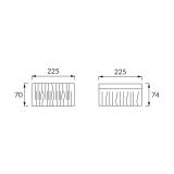 Plafoniera LOLLY WHITE 02369 IDEUS