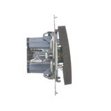 Simon 54 Przycisk „światło” 16A z. śrub. antracyt