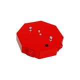 PIP-3AN R6x2x4 Puszka przeciwpożarowa, ośmiokątna, E90, rozgałęźna, 6x2x4mm2,137x124x28 mm - kolor c