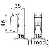 Zacisk przelotowy do układu V