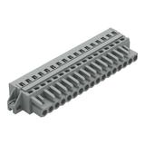 MCS-MIDI Classic gniazdo 17-bieg. szare raster 5 mm /10szt./ WAGO