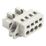 MCS-MIDI Classic wtyk 4-bieg. j-szary raster 5 mm /50szt./ WAGO