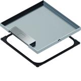 tehalit.VE-EE Pokrywa uchylna do bazy IP30 5kN Q12 244x244 15mm stal nierdzewna EKQ122LE15 HAGER