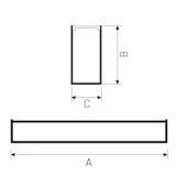 ALLDAY ASYMMETRIC 830 78W 230V 110st White ALD7PRO100830OPW