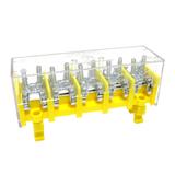 LZ5*25/10wyk.22P , Odgałęźnik instalacyjny 5-segmentowy (zacisk: 5x2x25mm2 - 5x4x10mm2) na TS 35/ z SIMET