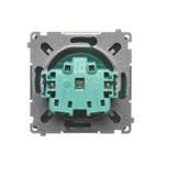 Simon Basic Gniazdo wtyczkowe z uziemieniem z przesłonami torów prądowych 16A 250V zaciski śrubowe zielone BMGZ1Z.01/33 BMGZ1z.01/33 KONTAKT