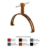 AN-14P/LA/-N Uchwyt gąsior.rozsuw.Z-zatrz. H=7cm /LA/ brązowy