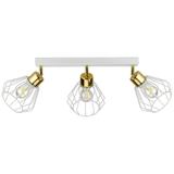 Waya 3P E27, oprawa ścienno-sufitowa, max. 3x60W, biała, listwa