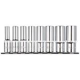 Nasadki Spline 1/2", długie, zestaw 8 szt.