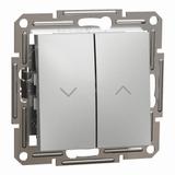 Asfora przycisk żaluzjowy zwierny bez ramki aluminium EPH1300161 Schneider