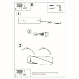 Sollux Kinkiet SIGMA szary SL.0869