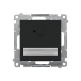 Simon 55 Oprawa oświetleniowa LED 14V z czujnikiem ruchu (0,62 W) Barwa neutralna 4200K Czarny mat