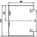 GS-S90110FS, Kanał podparapetowy symetryczny