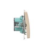 Simon Basic Przycisk dzwonek 16A z. śrub. beż