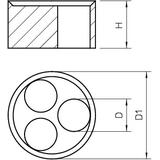 PIERŚCIEŃ DOCISK.USZCZ.M32/2X8